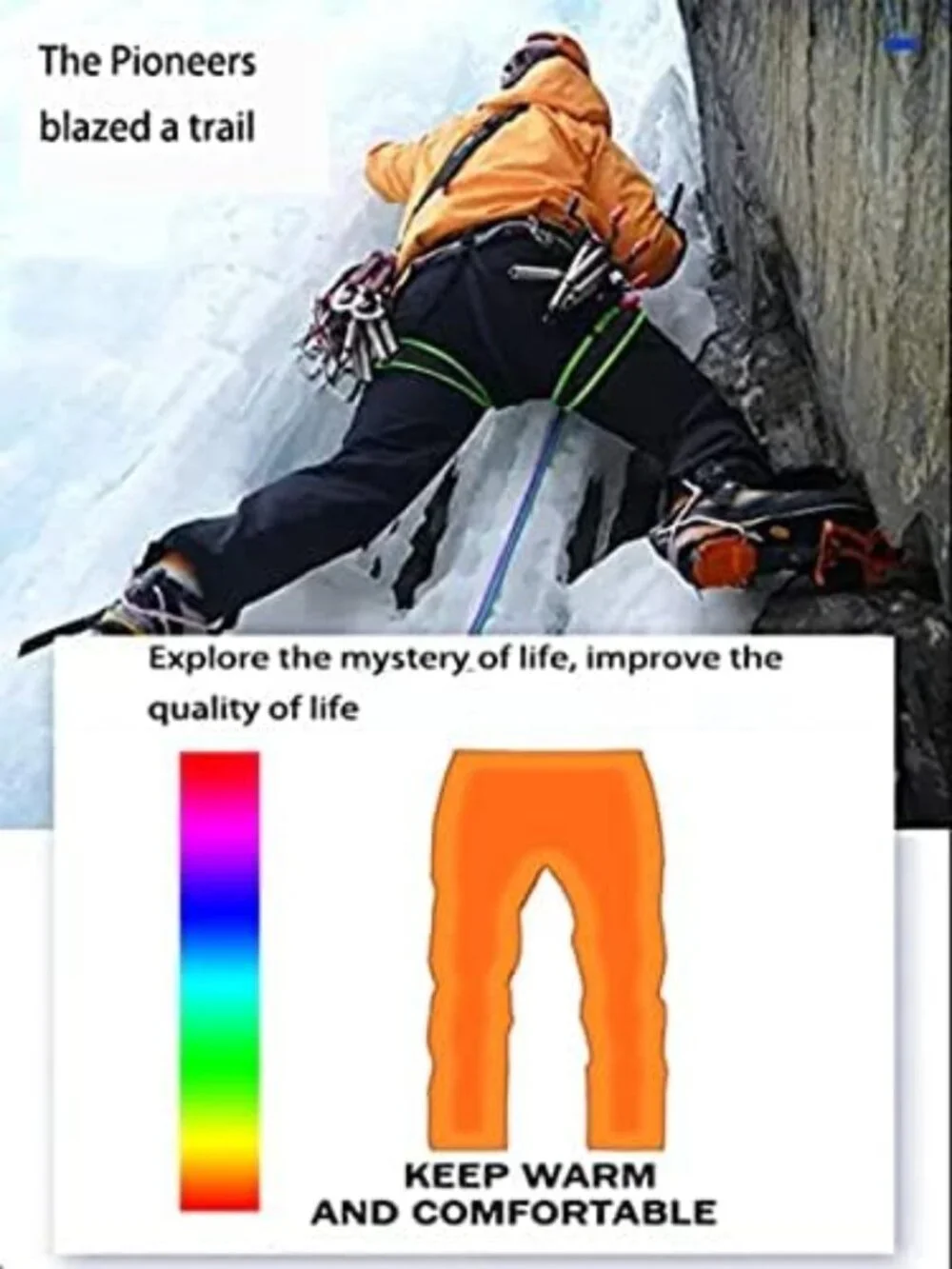 Men's Waterproof Insulated Hiking & Ski Pants | Softshell Outdoor Snowboard Gear